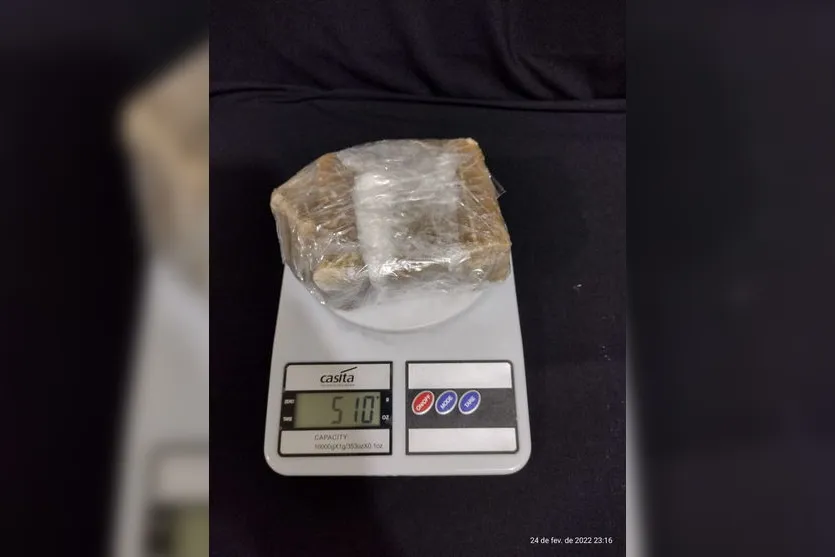 PM de Arapongas apreende grande quantidade de crack