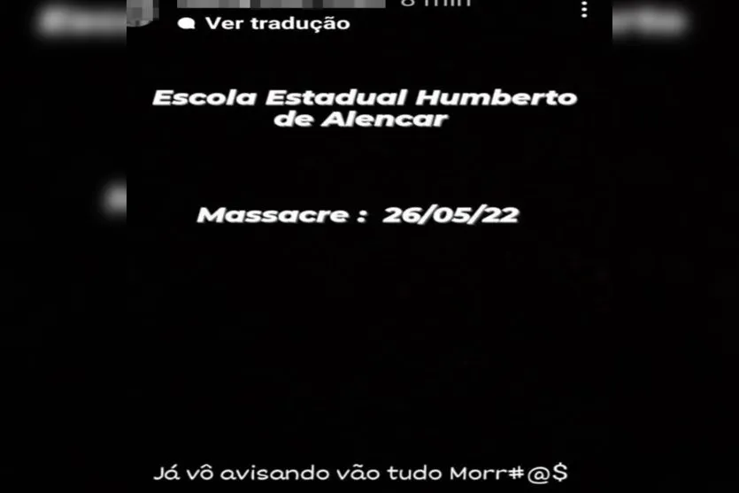 Após ameaça de massacre, Polícia Civil visita escola no PR