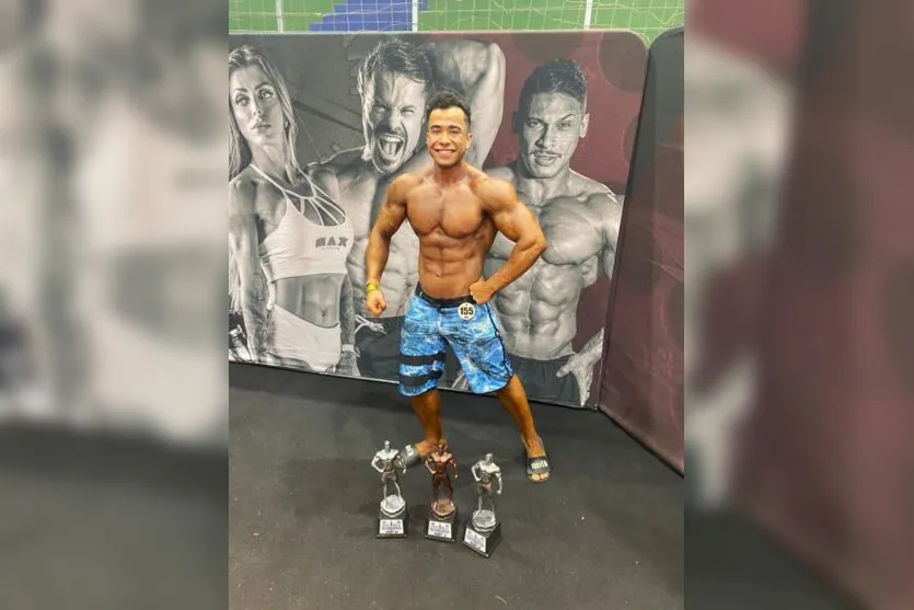 Apucaranense se destaca no “Muscle Contest” de Fisioculturismo