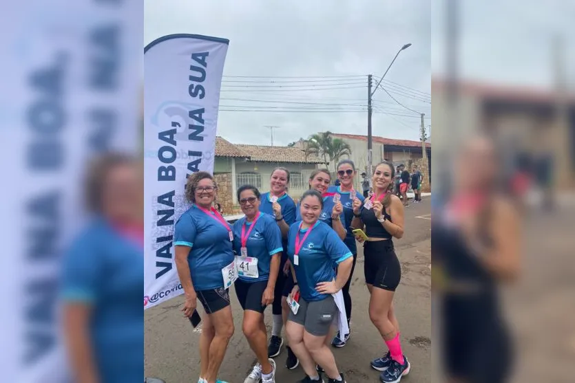 Atletas de Apucarana são destaque na Corrida da Mulher
