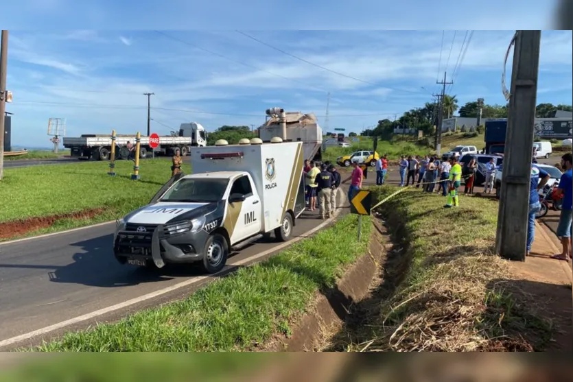 Ciclista de Cambira morre após ser atropelada por caminhão