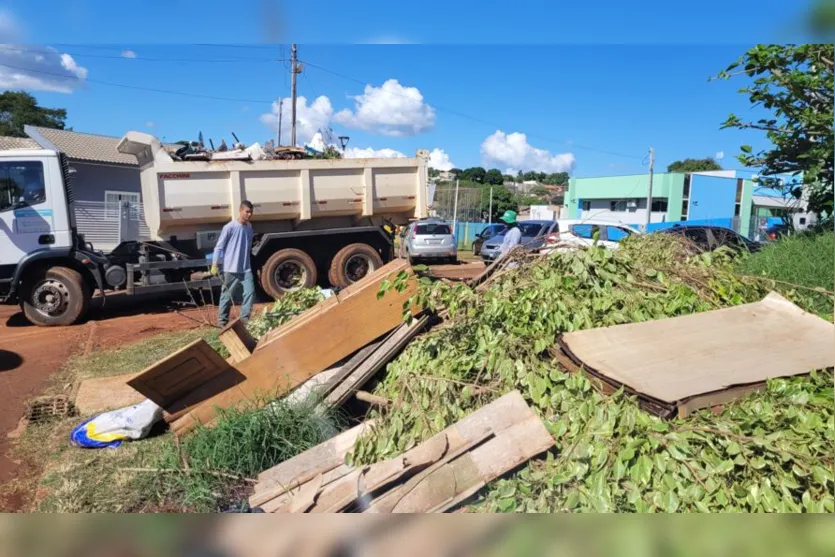 “Cidade Limpa” é executado na  Monte Castelo em Ivaiporã