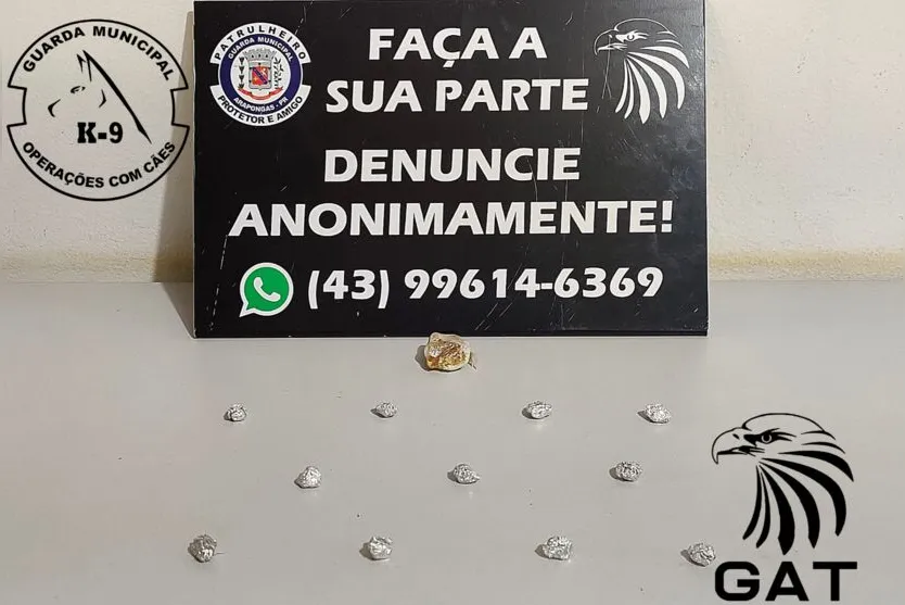 GAT prende dois homens por tráfico de drogas no Conjunto Flamingos