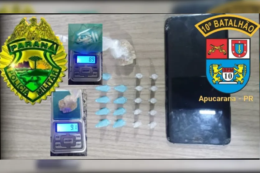 Jovem é preso novamente por tráfico de drogas em Apucarana