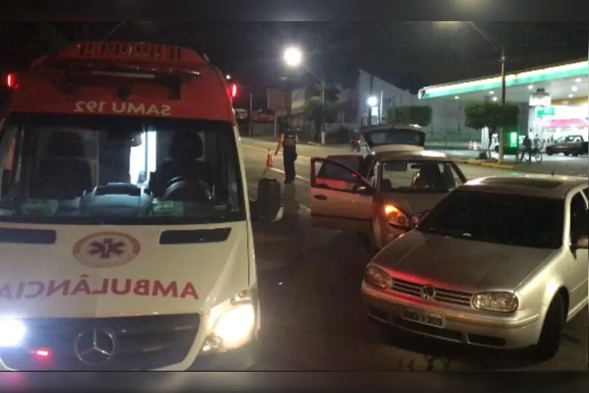 Mulher fica ferida em acidente na Avenida Minas Gerais