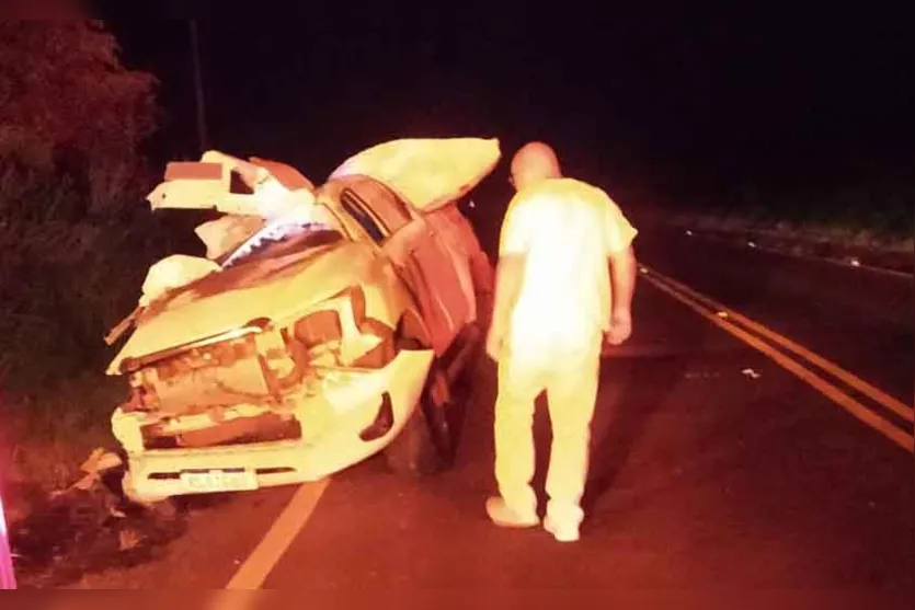  O acidente de trânsito foi entre Cruzmaltina e Faxinal. 