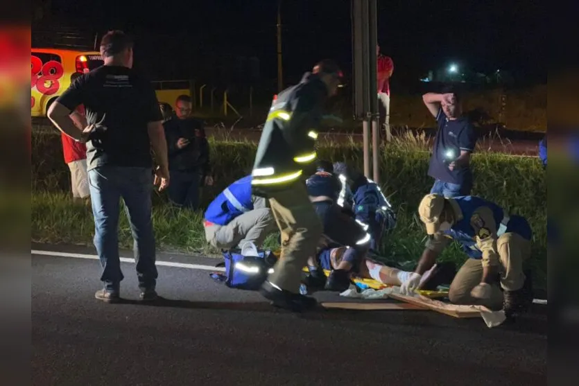 Pedestre é atropelado na BR-369; motorista foge do local