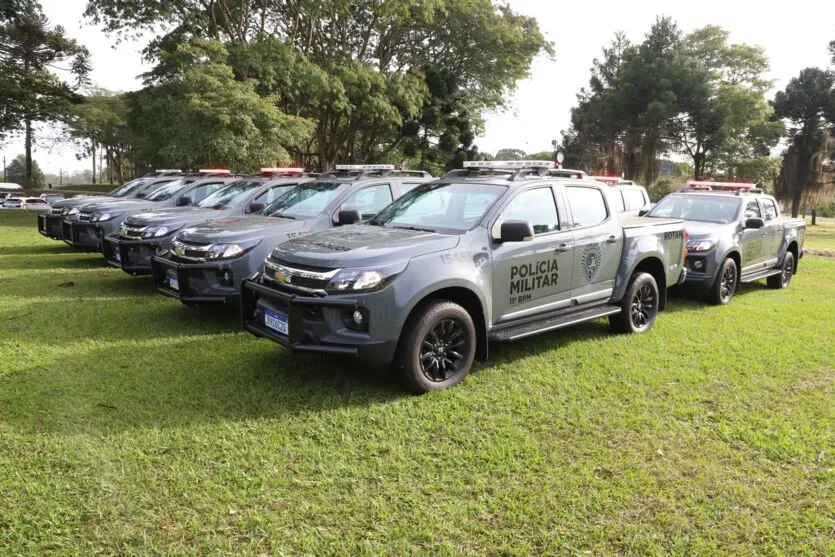 Polícias Militar e Civil do Paraná recebem novas viaturas