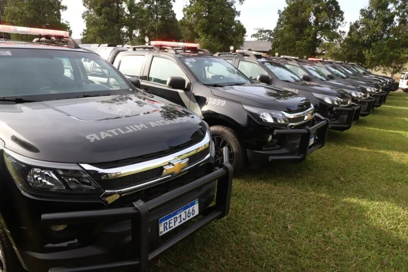 Polícias Militar e Civil do Paraná recebem novas viaturas