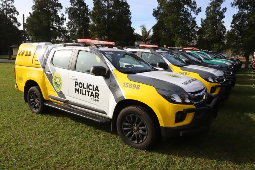 Polícias Militar e Civil do Paraná recebem novas viaturas