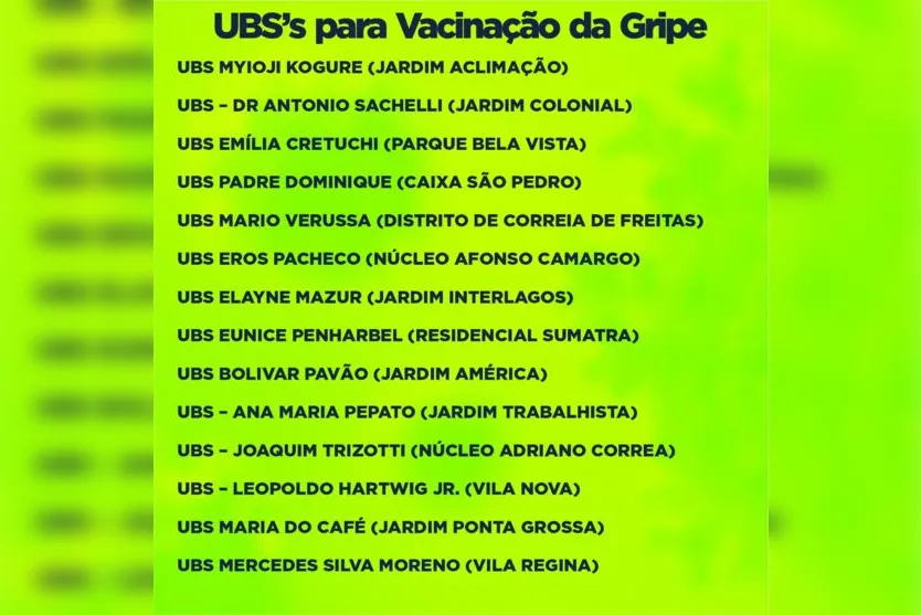 Vacinação contra a gripe para crianças começa nesta quarta