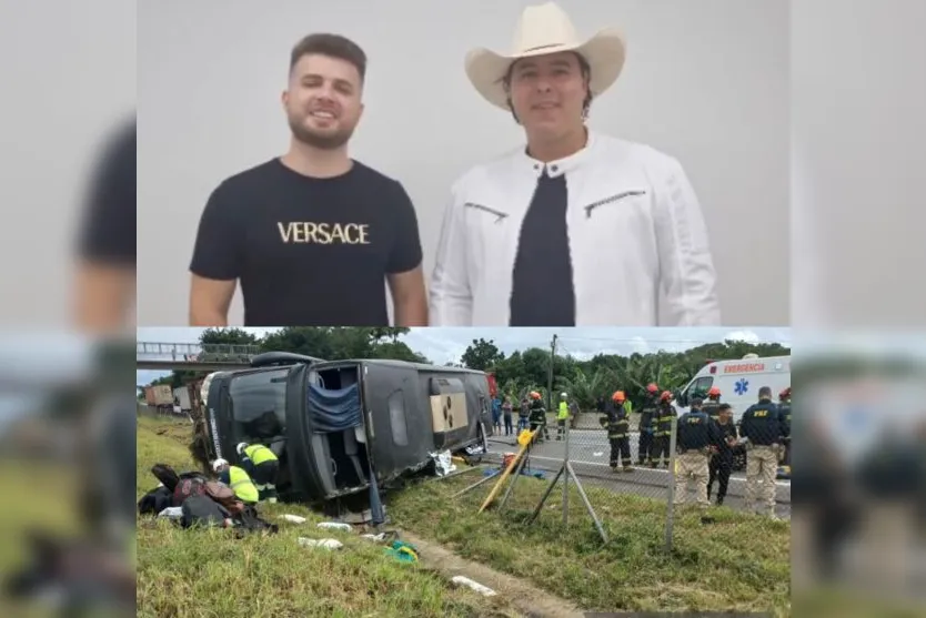 Acidente com ônibus de dupla sertaneja deixa 6 mortos