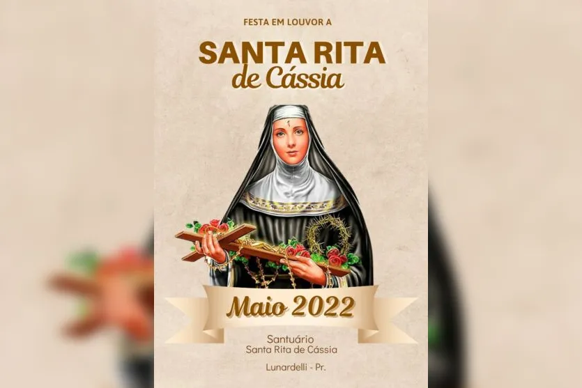 Após dois anos, festa de Santa Rita de Cássia será realizada