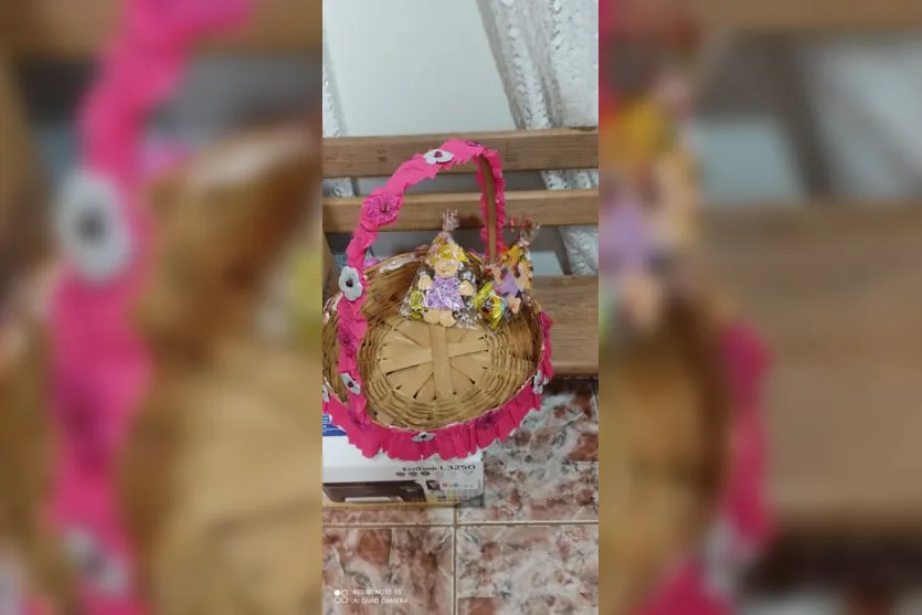  As lembrancinhas para o dia das Mães foram feitas no próprio projeto 