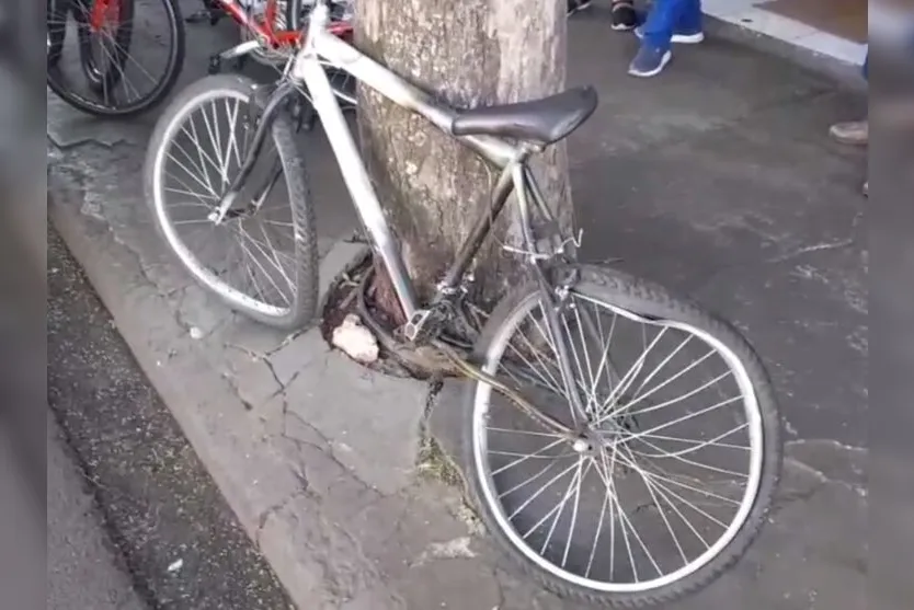 Ciclista fica desorientado após acidente em Arapongas