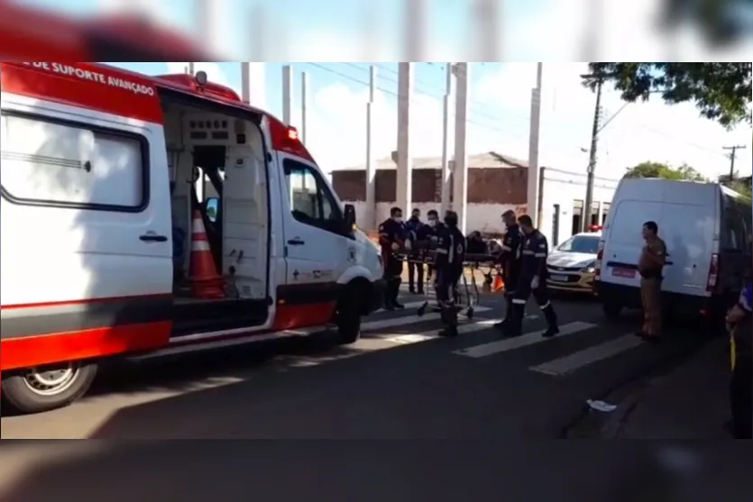 Ciclista fica desorientado após acidente em Arapongas