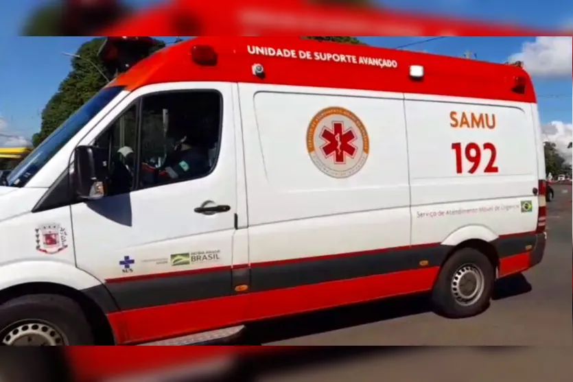 Ciclista fica desorientado após acidente em Arapongas