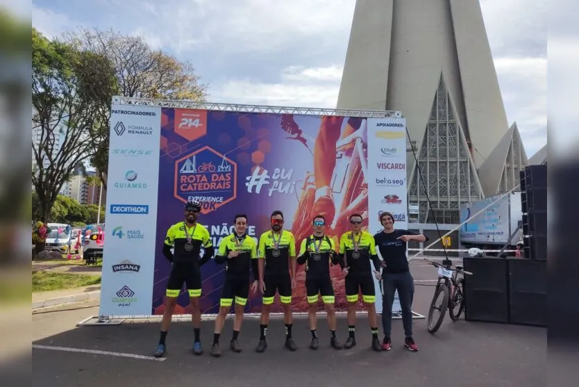 Ciclistas apucaranenses chegam em segundo em prova de 120 km