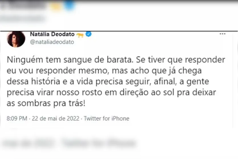 Ex-BBB Eliezer joga indireta e Natália Deodato responde