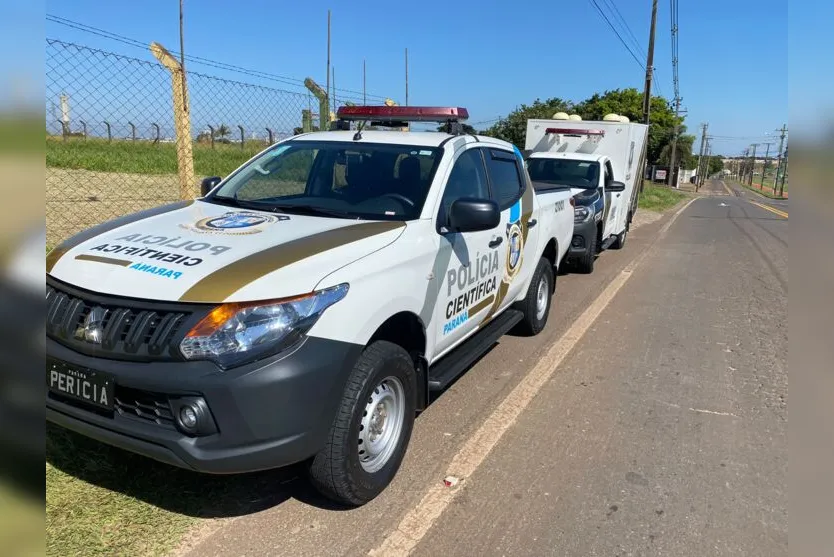 IML recolhe pé que seria de jovem acidentado em Apucarana