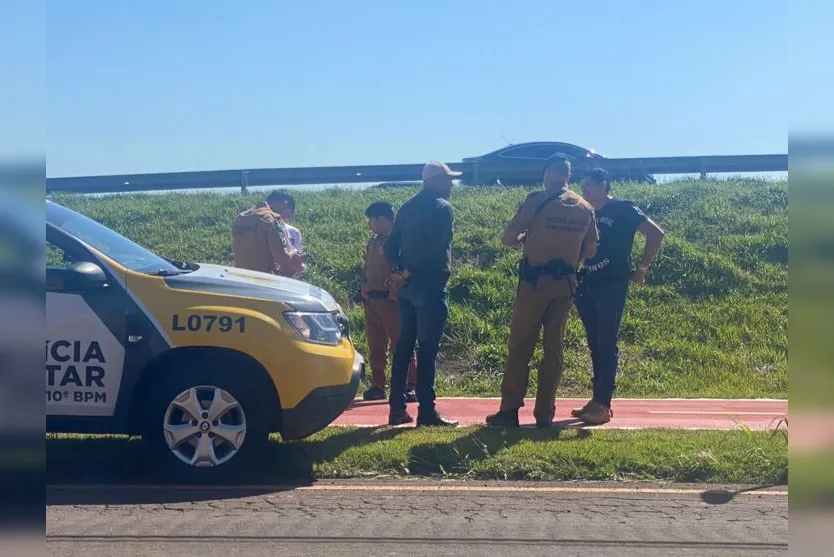 IML recolhe pé que seria de jovem acidentado em Apucarana