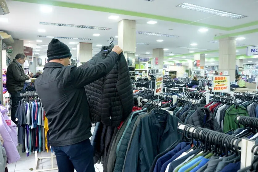 Lojas comemoram aumento nas vendas com o frio intenso