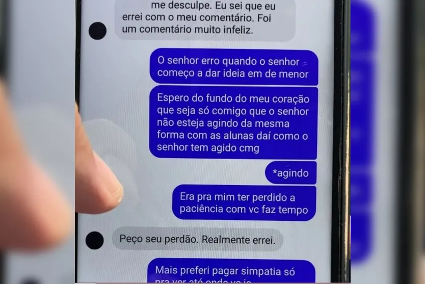 Mãe denuncia diretor por suspeita de assédio sexual