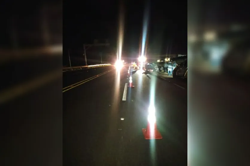 Motociclista de 71 anos fica ferido em acidente na PR-444