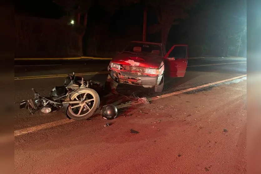 Motorista invade contramão e mata motociclista em Apucarana