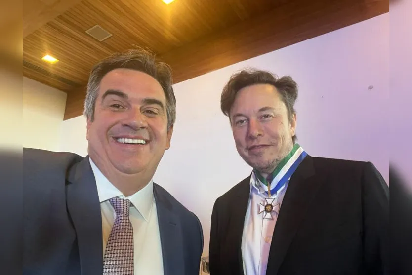  O Ministro-Chefe da Casa Civil, Ciro Nogueira, postou uma foto com o empresário Elon Musk 
