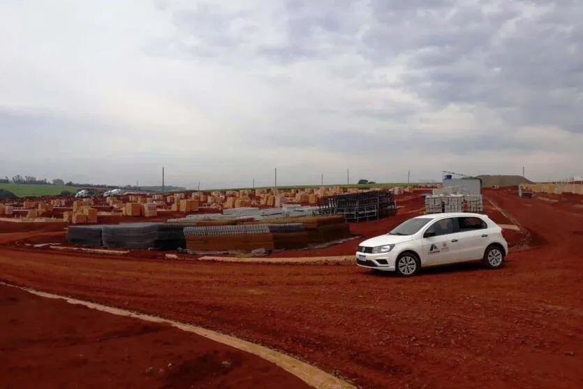 Obras de casas populares  avançam em Jandaia do Sul