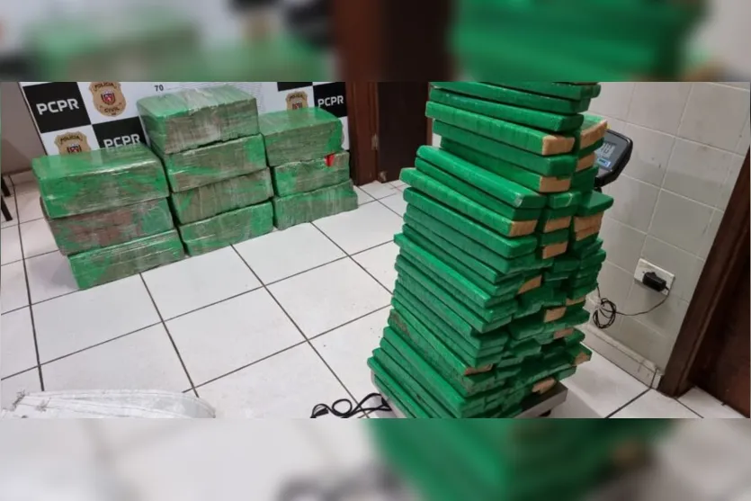 PRF apreende mais de 300 kg de maconha em Santa Mariana