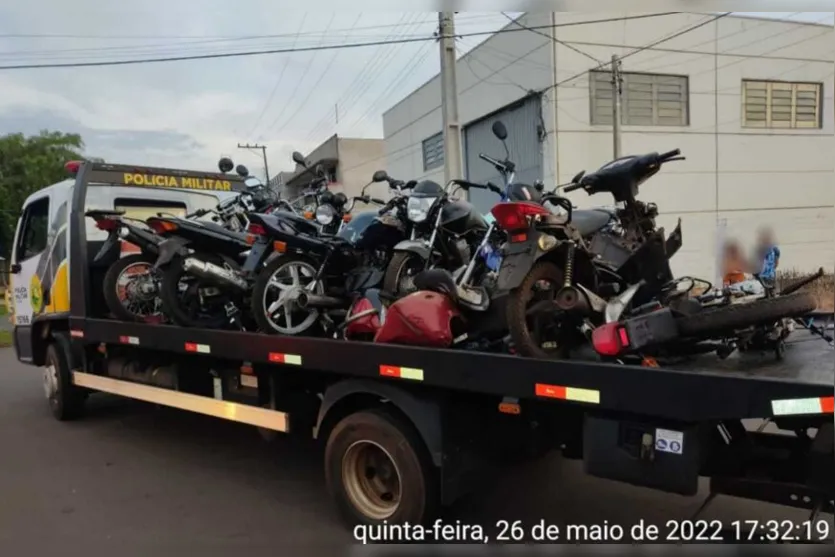 Polícia Militar fecha desmanche especializado em motos