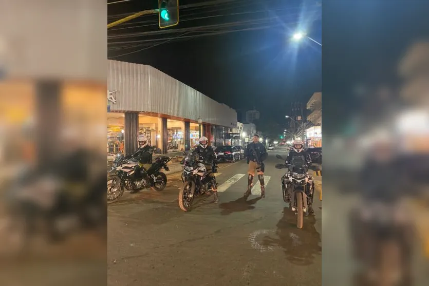 Polícia Militar realiza operação no centro de Apucarana