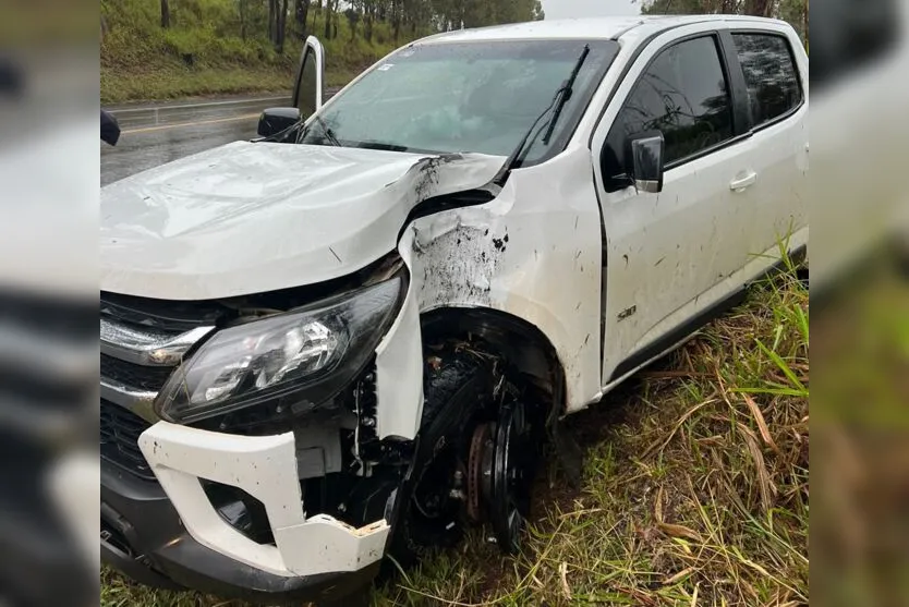Prefeito Gallo de Faxinal sofre acidente na PR-445