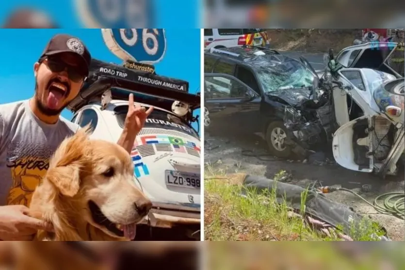 Veja como ficou fusca de influenciador que morreu nos EUA