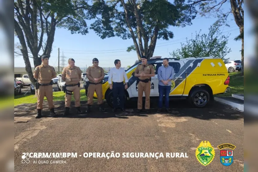 10º BPM recebe duas novas viaturas para patrulha rural