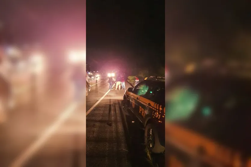  A rodovia ficou paralisada em seu sentido crescente por duas horas 