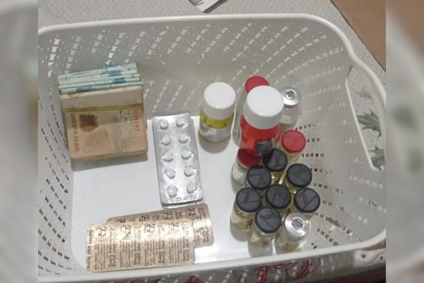  Anabolizantes encontrados em Apucarana durante diligências da operação 