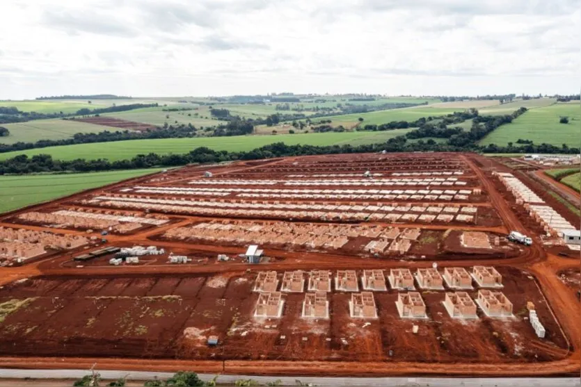 Arapongas: construção do Residencial Bem Viver alcança 14,9%