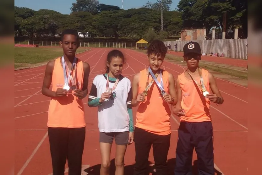 Atletas de Apucarana conquistam dez medalhas no atletismo dos JEP's