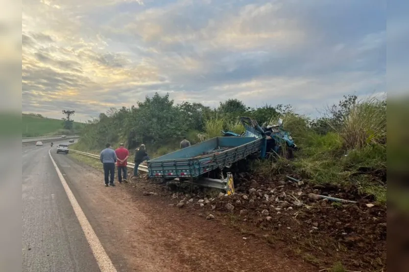  Capotamento foi registrado entre Califórnia e Marilândia do Sul 