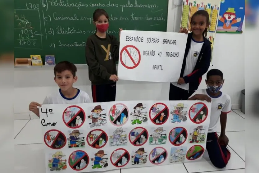  De acordo com a secretária de educação Marli Fernandes, o tema é desenvolvido regularmente com as turmas por meio do projeto MPT na Escola 