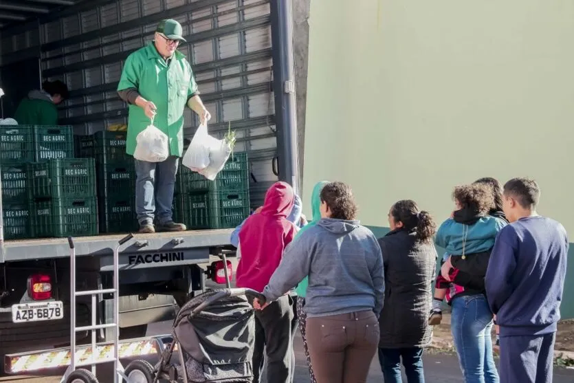 Feira Verde já entregou mais de 3 toneladas de hortifruti em Apucarana