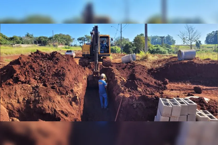Ivaiporã pavimenta 34 quadras no Bosque da Saúde