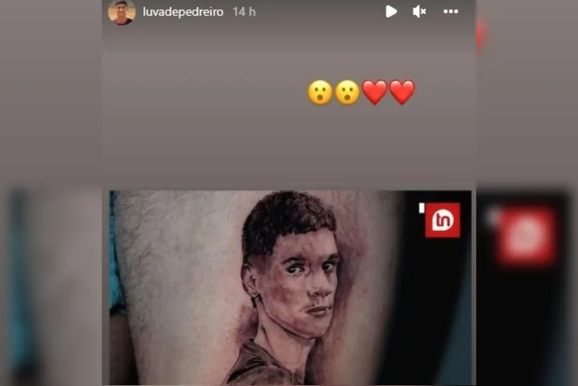 Luva de Pedreiro compartilha homenagem de fã de Apucarana