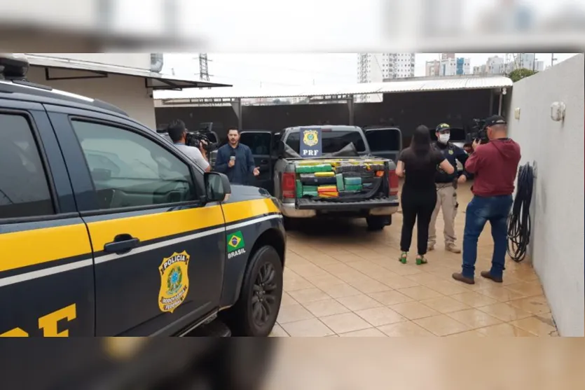 Mais de 1 tonelada de maconha é apreendida no norte do PR