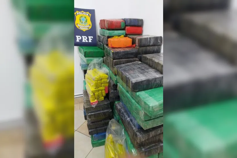 Mais de 1 tonelada de maconha é apreendida no norte do PR