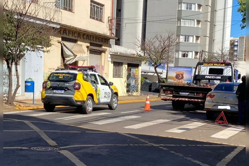  O condutor ficou no local e prestou todo apoio às vítimas 