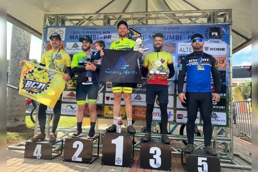  O professor José Marcelino da Silva, o Grillo, Secretário Municipal de Esportes, disse que a equipe MTB Apucarana representou muito bem a cidade 